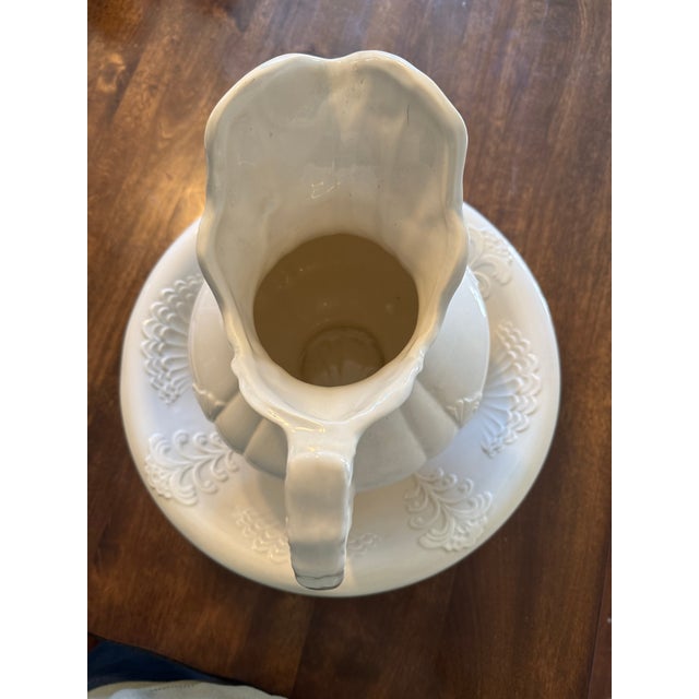 Vintage Pitcher and Washbasin Set For Sale - Image 10 of 12