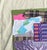 Contemporary "Incense Sticks" Mixed-Media Textile Collage by Frances Sousa For Sale - Image 3 of 7