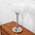 Mid 20th Century Chrome & White Glass Bowl-Shaped Shade Table Lamp (K: Sf) For Sale - Image 5 of 8