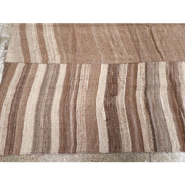 Mid 20th Century Galerie Shabab Collection Mid-20th Century Turkish Flatweave Kilim Gallery Carpet For Sale - Image 5 of 8