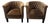 1940s Tufted Corduroy Club Chairs a Pair For Sale