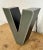 Vintage Grey Illuminated Letter V, 1970s For Sale - Image 4 of 11