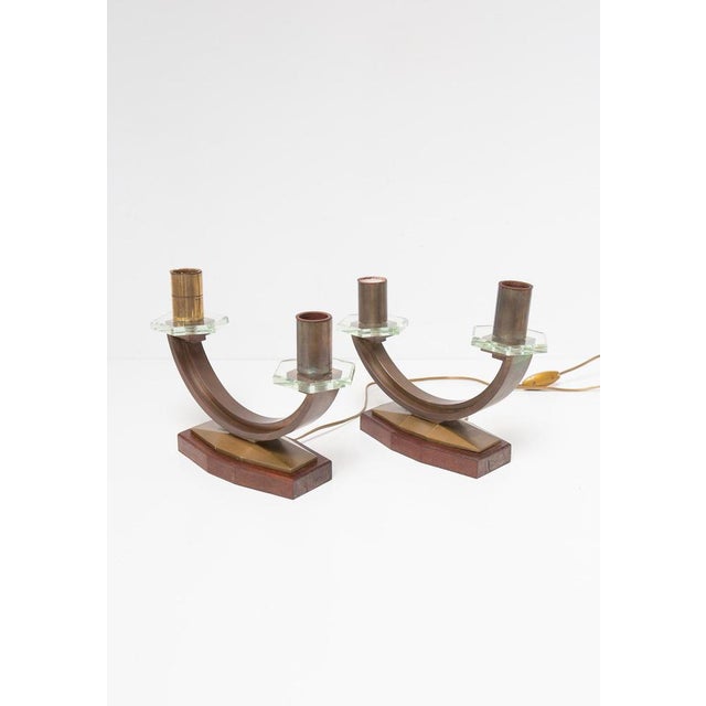 French Art Deco Table Lamps, 1940, Set of 2 For Sale - Image 10 of 10