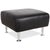 Set of Lounge Chair and Ottoman in Black Leather from Rolf Benz For Sale - Image 5 of 18