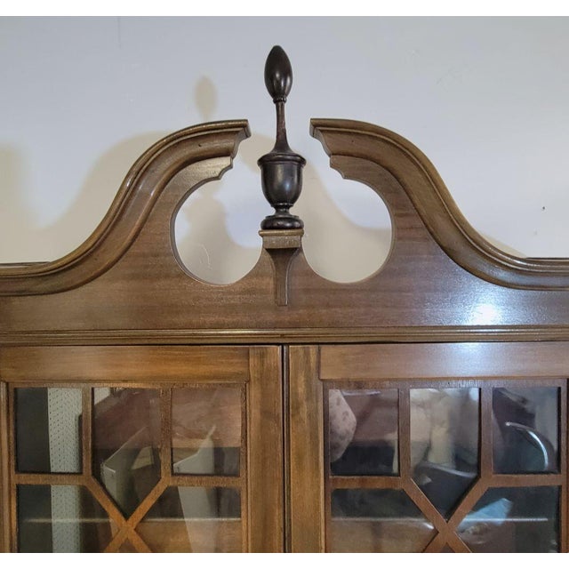 Antique North-Western American Chippendale Mahogany Secretary For Sale - Image 11 of 12