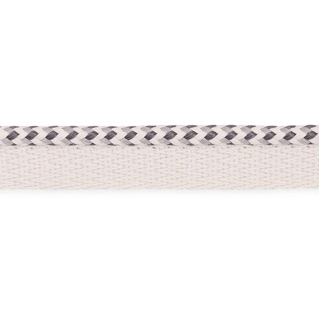 Contemporary Sample - Schumacher Bolander Cord Indoor & Outdoor in Grey For Sale - Image 3 of 3