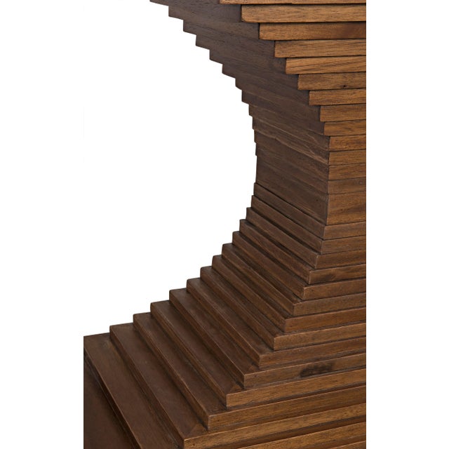 Brown NOIR Cambio Console in Dark Walnut For Sale - Image 8 of 10