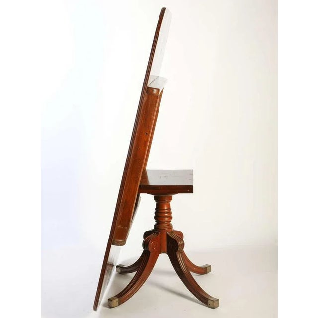 19th-Century English Regency Mahogany Breakfast or Dining Table For Sale - Image 6 of 8