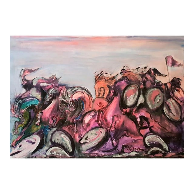 A la Guerre - Original Mixed Media by Laura D'Andrea - 2018 2018 For Sale