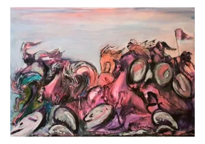 A la Guerre - Original Mixed Media by Laura D'Andrea - 2018 2018