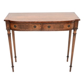 Antique Georgian Style Inlaid Console Table, 1930s For Sale