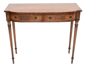 Antique Georgian Style Inlaid Console Table, 1930s