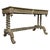 Antique Victorian Oak Writing Table with Carved Decoration For Sale - Image 5 of 11