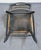 Genuine Hitchcock Black & Gold Accent Side Chair W. Rush Seat & Hand Painted Florals For Sale - Image 10 of 11