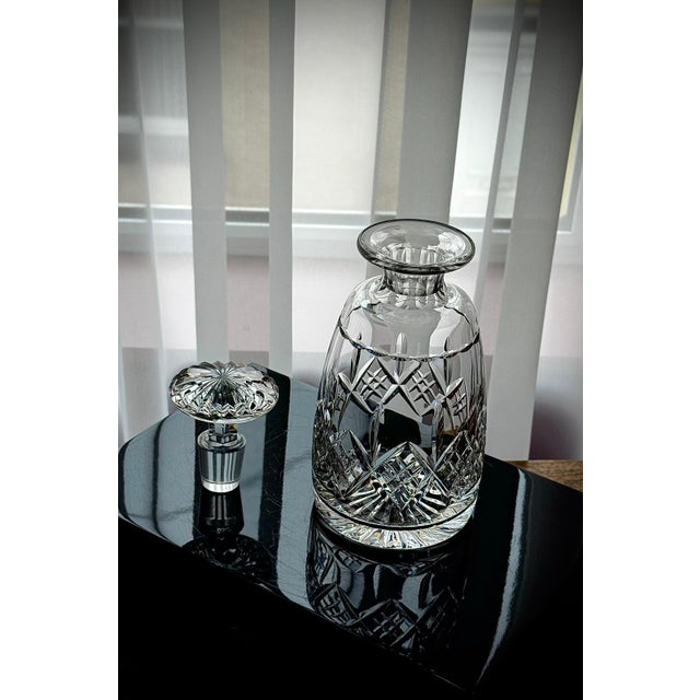 Vintage Crystal Decanter in Cambridge Pattern from Stuart, 1970s For Sale - Image 10 of 11