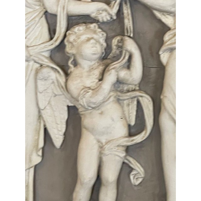 19th C. French Neoclassical Trumeau Mirror For Sale - Image 13 of 14