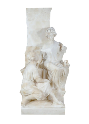 Quo Vadis Sculpture from the Novel by Sienkiewicz, 1900, Marble