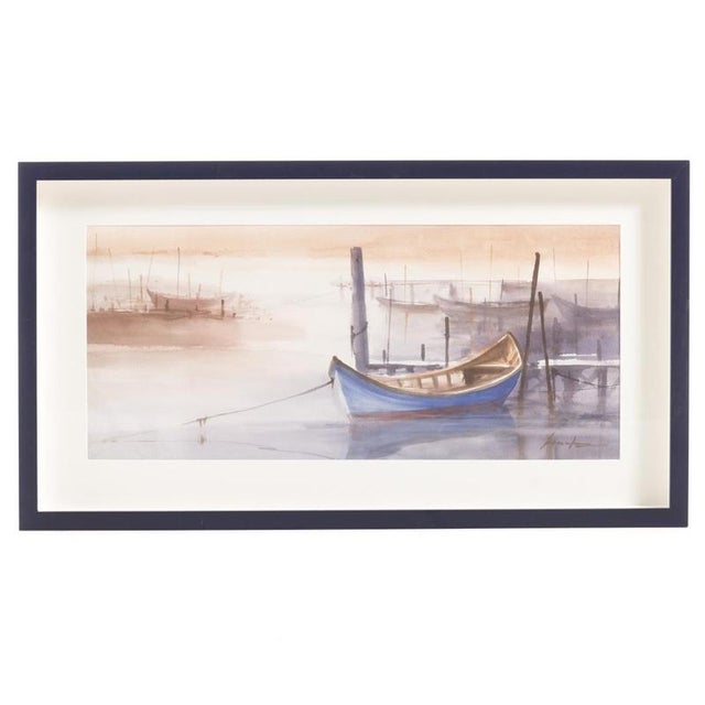 António Neves, Seascape, 1920s, Watercolor For Sale - Image 6 of 6