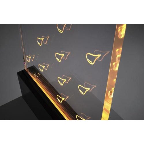 1930s Large Pioggia Kinetic Light Object in Methacrylate by Gino Marotta, 1960s For Sale - Image 5 of 16