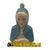 Ceramic Rare Art Deco Lenci Torino Italian Ceramic Madonna Bust, 1930s For Sale - Image 7 of 9