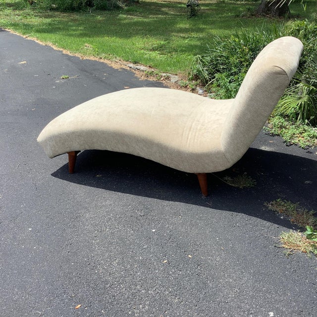 1960s 1960s Wave Chaise Vintage For Sale - Image 5 of 7