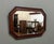 1920s Antique English Jacobean Mirror Framed Beveled Octagonal Oak c.1930s For Sale - Image 5 of 18