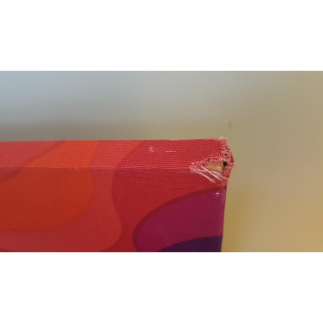 Vintage Verner Panton Pop Art, Fabric Wall Hanging Chairish