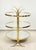 Metal Bespoke Three-Tiered Brass Tulip Table by Amir Khamneipur For Sale - Image 7 of 8