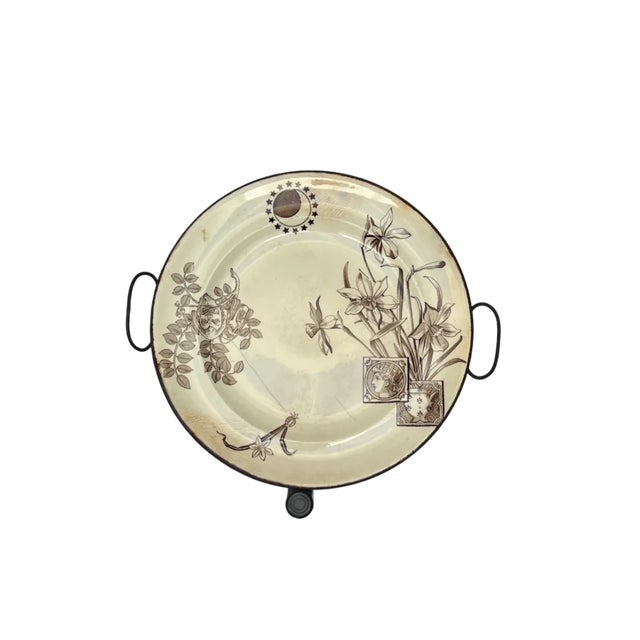 19th Century Antique Hot Water Warming Dish Aesthetic Movement For Sale - Image 4 of 4
