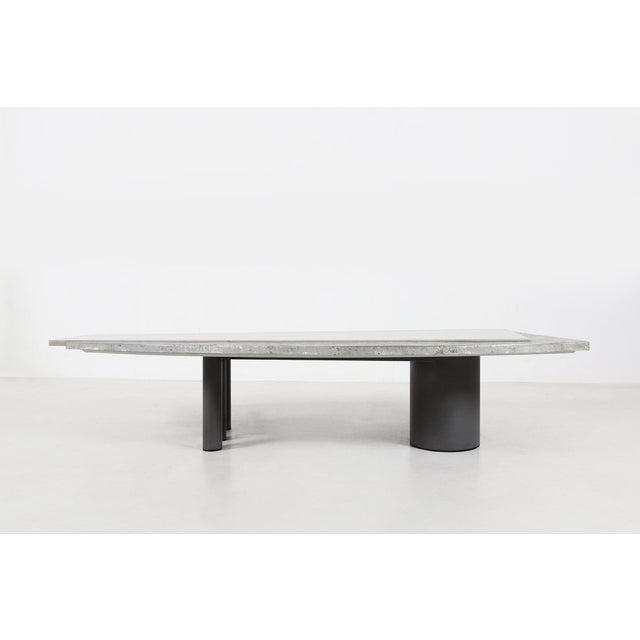 1970s Sculptural Coffee Table in Marble and Stone by Pia Manu, 1970s For Sale - Image 5 of 10