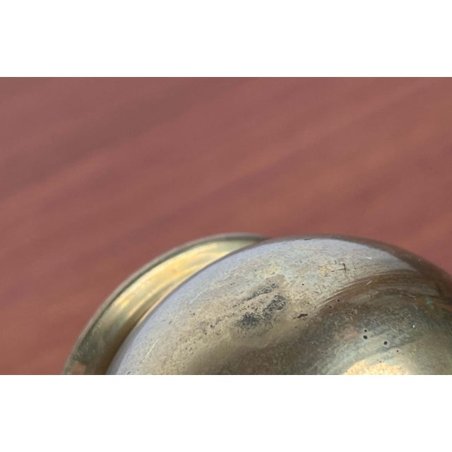 Mid-Century Modern Traditional Swedish Brass Candleholder, 1960s For Sale - Image 11 of 14
