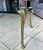 Mid Century p.e. Guerin Style Brass & Glass Coffee Table With Frond Legs For Sale - Image 11 of 16