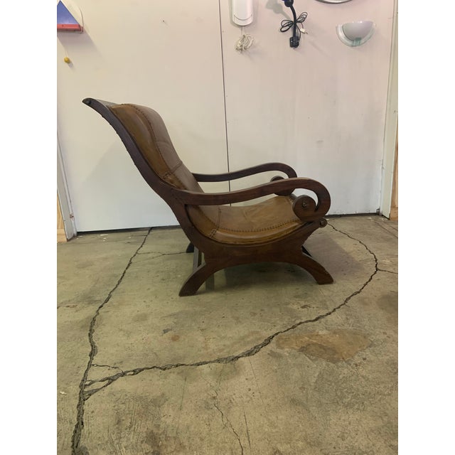 20th Century Leather Swedish Chair For Sale - Image 12 of 16