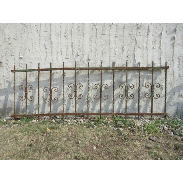 Wonderful piece of architectural salvage to be used as part of a garden fence or as an ornament. Heavy, tight and sturdy....