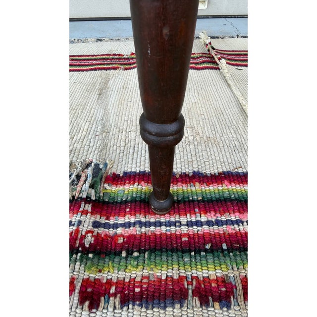 A Fine Antique Pennsylvania Country Sheraton 2 Drawer Side Table, Circa 1820's For Sale - Image 6 of 12