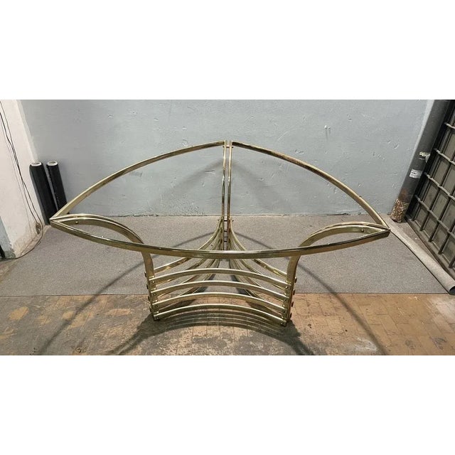 Vintage Table in Brass, 1970s For Sale - Image 10 of 10