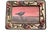 1980’s Original Small Pigeon on Roof Lithograph Print in Fancy Tabletop Frame For Sale