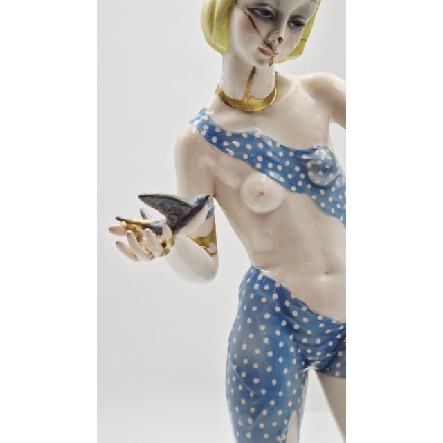 Helen Konig Scavini, The Spring Nude with Swallows, 1932, Porcelain For Sale - Image 10 of 18