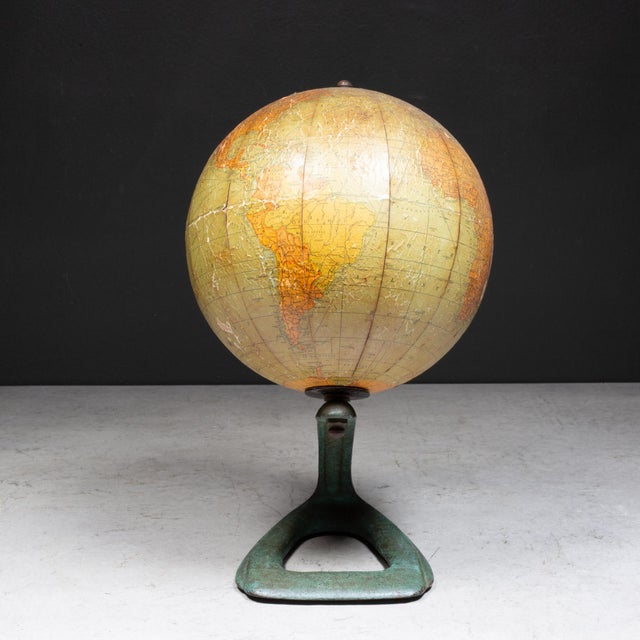 Early 20th Century Art Deco Hammond's Terrestrial Globe c.1920-1930 For Sale - Image 5 of 6