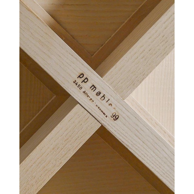 1990s Squared Danish Wooden Ash Table by Poul Kjærholm for PP Møbler Denmark, 1990s For Sale - Image 5 of 6