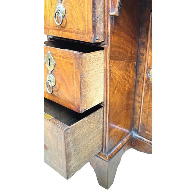 Antique Walnut Kneehole Desk, 1720 For Sale - Image 11 of 14