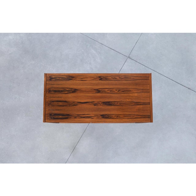 Scandinavian Modern Brazilian Rosewood Small Credenza For Sale - Image 14 of 15