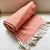 Marina Throw Jacquard Collection, Coral For Sale - Image 4 of 9