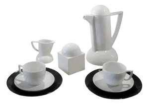 Lutz Rabold ‘City Scape’ Tea Set for Arzberg, 1980 - 11 Pieces