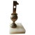 1962 Golf Hole in One Trophy Alabaster Stone Base Paperweight For Sale - Image 4 of 9