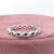 Blue Sapphire Eternity Band Ring in Solid 14K White Gold For Sale In Columbus - Image 6 of 7