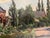 Modern Friedrich Fennel, Village Church, Hesse, 1910, Oil Painting on Canvas For Sale - Image 3 of 13