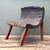 Vintage Primitive Wood Slab Chair For Sale - Image 9 of 12