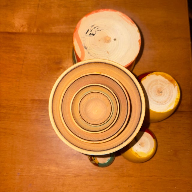 1950s Mickey Mouse & Friends Nesting Doll Set For Sale - Image 4 of 8