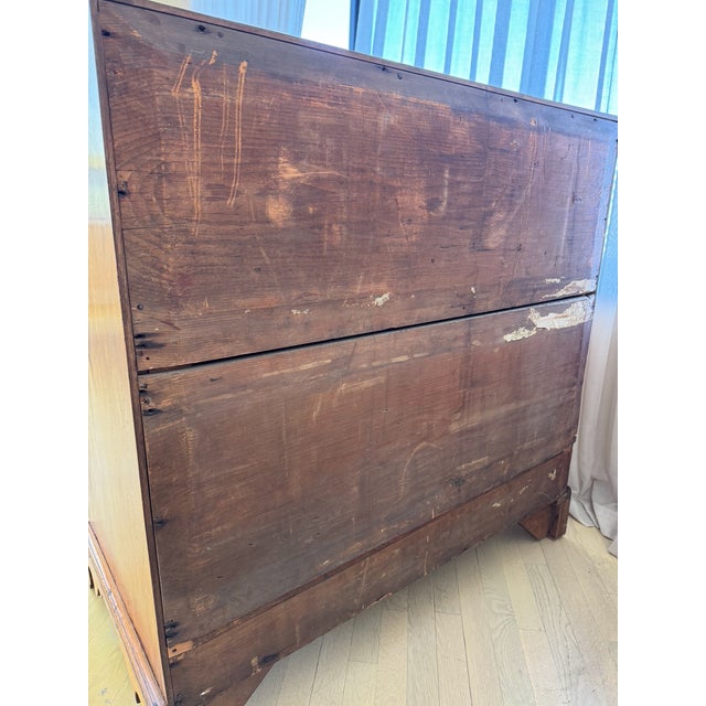 Antique Chippendale Maple slant front desk Age late 1800’s Beautiful hardware, lovingly handmade with solid wood and...